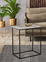 Mesa Lateral Moore Mármol 50x32 cm