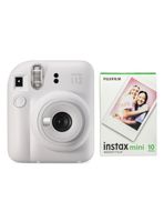 Cámara Instantánea Instax Mini 12 Blanca + 10 Películas