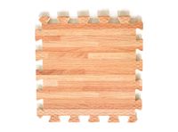 Set de Goma Eva Madera Vainilla 30x30 cm 9 unidades