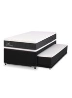 Diván Cama New Ortopedic Black 1.5 Plazas