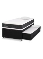 Diván Cama New Ortopedic Black + 2 Almohadas