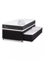 Diván Cama New Ortopedic Black + Cubre Colchón