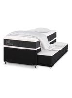Diván Cama New Ortopedic Black + Set Textil