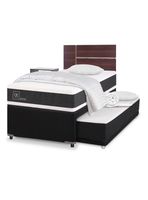 Diván Cama Ortopedic Black + Set Enio + 2 Almohadas