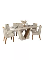 Juego de Comedor Dalila + 6 Sillas
