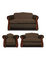 Juego Living Marsella 3.2.1 Cuerpos Tela/PU