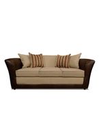 Sofá Minesota 3 Cuerpos Tela/Pu