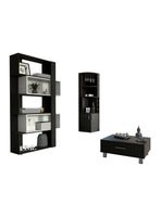 Mesa De Centro +Bar Esquinero +Biblioteca Cubo Beijing