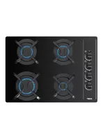 Cocina a Gas Cristal 4 Quemadores GBC 64003 KBB Negro