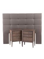 Set Respaldo 2 Plazas + Veladores Issey Vison