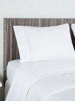 Sábanas King 220 Hilos Trenza Blanca