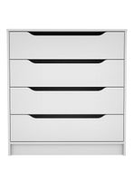 Cómoda 4 Cajones Blanco