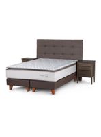 Cama Europea Nest 2 Plazas + Set Muebles Issey Vision