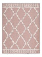 Bajada de Cama Kaleb 50x90 cm Rosa