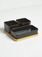 Set Cocktail 4 Piezas Cuadrado Negro