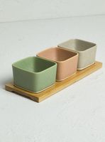 Set Cocktail 4 Piezas Cuadrado Pastel