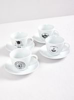 Set 4 Tazas Té y Platillos