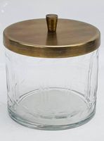 Canister con Tapa Bronce S