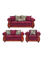 Juego Stylo de Living Fortaleza Tela Sofás 3C + 2C + 1C