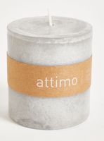 Vela Pilar Gris 7.5 cm