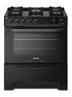 Cocina a Gas 5 Quemadores F 6500 T Negro