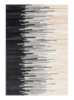 Alfombra Cuero Patch 230x330 cm Beige/Gris