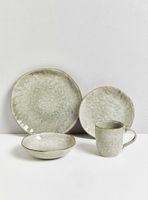 Set Vajilla 24 Piezas Arcilla Verde Cerámica