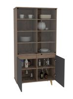 Vitrina Salem Miel Plomo TuHome