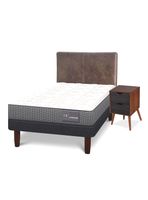 Cama Europea Anatomic 1.5 Plazas + Set Baker