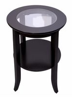 Mesa Kadar Lateral con Cubierta de Vidrio Kadar