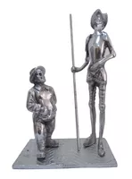 Figura Don Quijote y Sancho Panza 34 x 20 x 15 cm