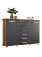 Cómoda Fontana 2 Puertas 7 Cajones