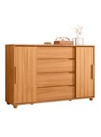 Cómoda Evidenza Rustic 2 Puertas 4 Cajones