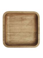 Plato Piqueo Hondo Acacia 18x18 cm