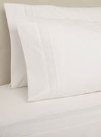 Sábanas King Nina Herrera 220 Hilos Básica Espiga Blanco