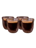 Set 4 Tazas Espresso Doble Pared