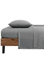 Sábanas 1.5 Plaza Microfibra Unicolor