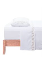 Sábanas 1.5 Plaza Microfibra Bordada