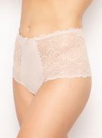 Pantaleta Palmers Tiro Alto Reforzada Encaje Beige