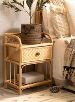 Velador Ubud Ratán 1 Cajón