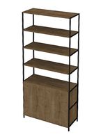 Estante Decocasa Steel Quadra 2 Puertas