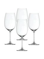 Set 4 Copas Cristal Salute Bordeaux