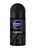Desodorante Nivea Hombre Deep Black Wood Roll On 50 ml