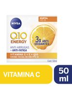 Crema Nivea Facial Antiarrugas Q10 + C Día 50 ml