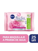 Toallitas Nivea Desmaquillantes Micelares Rose Care 25 Unidades