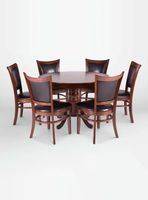 Juego de Comedor Calabria + 6 Sillas Chocolate CIC
