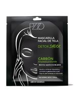 Mascarilla Petrizzio Facial Tela Carbón Detox