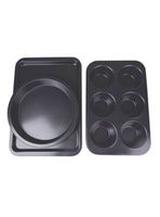 Set Repostería 3 Piezas Negro Magnolia