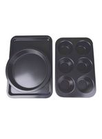 Set 4 Piezas de Repostería Negro Magnolia