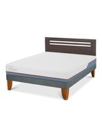 Cama Europea Excellence Plus 2 Plazas + Respaldo Múnich